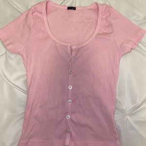 Brandy Melville scoop neck tee